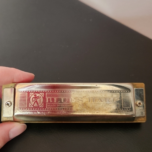 Blues Harp Hohner Harmonica Vintage Made In Germany - Picture 5 of 7